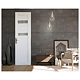 Usa interior cu geam Pamate U-76, reversibila, MDF, alb, toc 10 cm, 200 x 60 x 3.5 cm