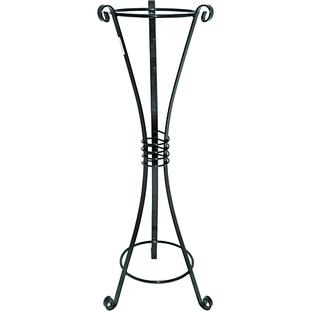 Suport tip amfora, inaltime 80 cm, fier forjat, negru