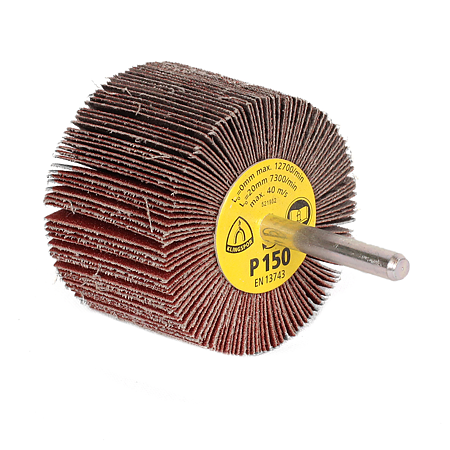 Perie abraziva cu tija Klingspor, pentru otel inoxidabil/metal/lemn/plastic, 60 X 40 mm