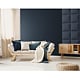 Panou decorativ Linea Acustic, 6 lamele, MDF, bleumarin/negru, interior, 265 x 24.5 x 2.2 cm