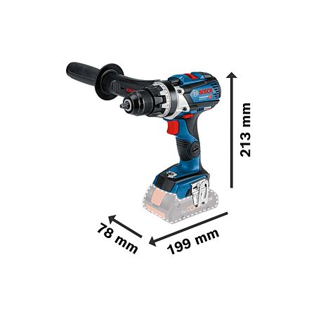 Masina de gaurit Bosch GSR 18V-110 C, motor fara perii, 18 V, fara acumulator