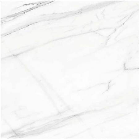 Gresie interior alb Diamond 5, portelanata, rectificata, glazurata, finisaj lucios, patrata, grosime 9 mm, 60.7 x 60.7 cm