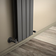 Calorifer otel Radiva Soki Tip 20C, vertical, gri mat, 1800 x 292 mm