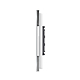 Intrerupator 3 x simplu Livolo VL-P701/01-4W, sticla securizata, alb