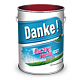 Email Danke uscare rapida, pentru metal, lemn, zidarie, exterior/interior, verde deschis, lucios, 4 l