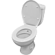 Set vas WC Vidima cu functie de bideu, ceramica, alb, max. 6 l, 76 x 65,5 x 40 cm