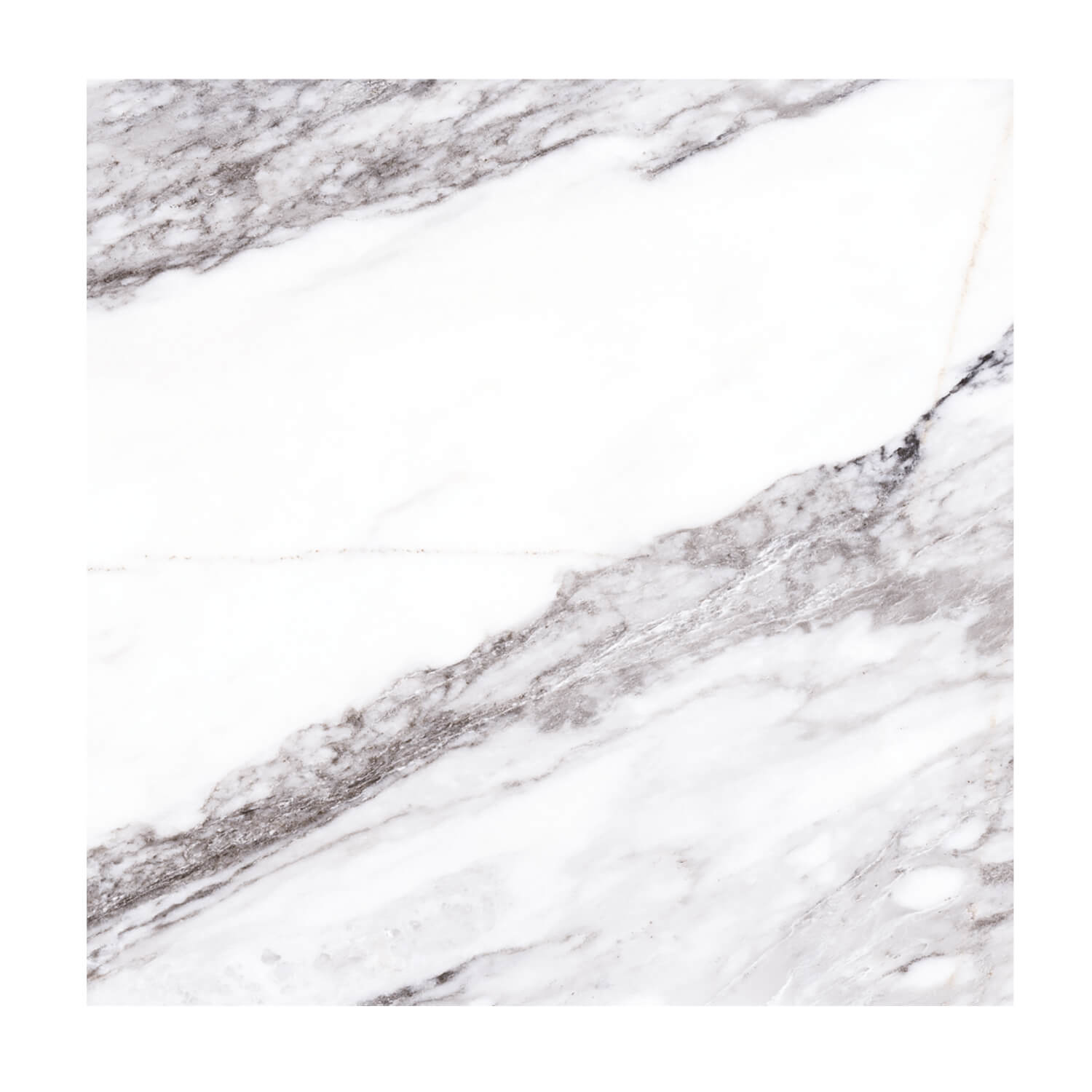 Gresie interior alb Paris Light Grey, glazurata, finisaj lucios, patrata, grosime 8 mm, 42 x 42 cm alb