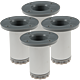 Picior rotund aluminiu TL826 D38 x 80 mm