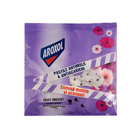 Pastile Aroxol antimolii si antiacarieni, parfumate, 100 gr