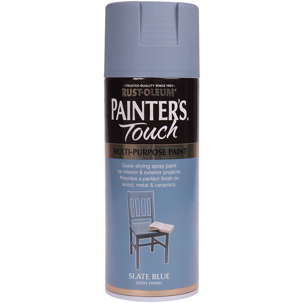 Vopsea spray decorativa Rust-Oleum Painter`s Touchs, albastru ardezie, lucios, interior/exterior, 400 ml 400