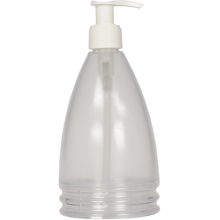 Dozator sapun lichid Tatay Aqua Glace, plastic, transparent, 17,5 x 8 x 8 cm
