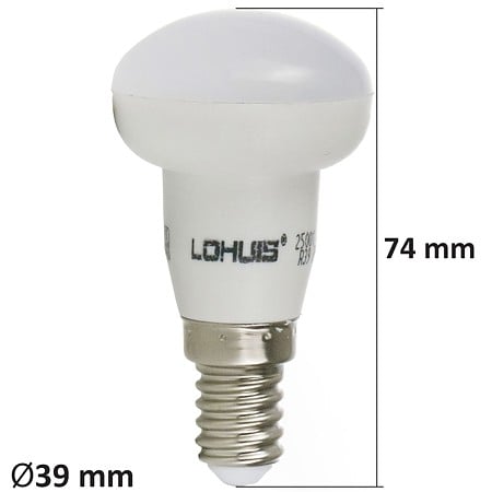 Bec LED R39 4W Lohuis, E14, reflector, lumina rece