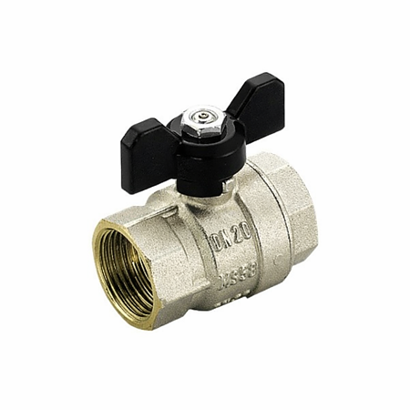 Robinet apa cu bila Tiemme, filet interior-interior, alama, auriu, racord 1/2"