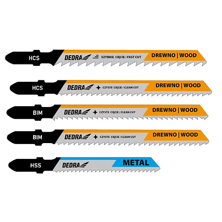 Set de panze pentru pendular DEDRA 08T003, 5 buc