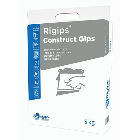 Ipsos de contructii Rigips Construct Gips, 5 kg