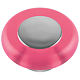 Buton Tor Teko 8145-B, plastic, roz/gri, 37 mm