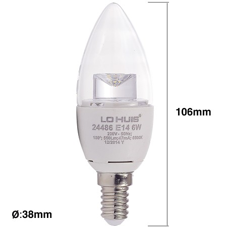 Bec Led Lumanare E14 6 W Lohuis