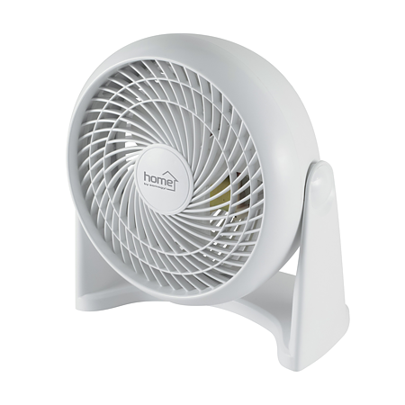 Ventilator de masa/perete Home, 50W, 3 trepte, plastic, alb, 23 cm