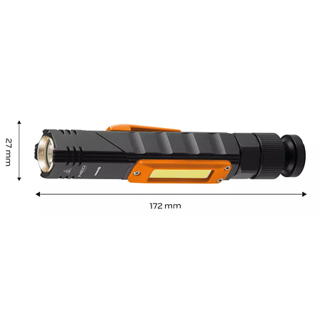 Lanterna reincarcabila 2 in 1 LED Cree XHP50.2 Neo Tools, 3 W, 300 lm, 5 moduri de iluminare, incarcare usb