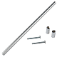 Maner cilindric otel D12 mm, 224 mm, mat-crom