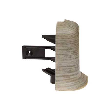 Set colt exterior plinta parchet, Set Triton 22716-6020 fag crem, PVC, 52 x 22.5 mm, 2 bucati/set