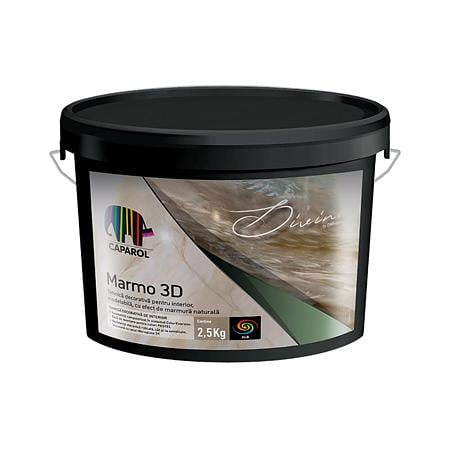 Masa de spaclu decorativa pentru interior Caparol Divina Marmo 3D, aspect marmura, 2.5 kg