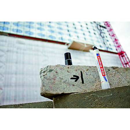 Marker pentru metal/piatra/lemn Edding 950, 10 mm, negru