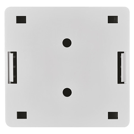 Priza dubla date Emos RJ45 UTP, alb, 1 bucata