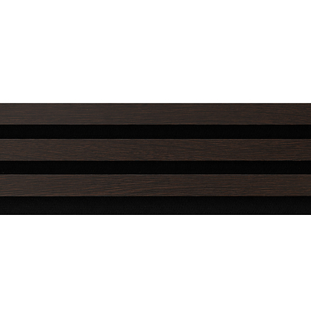 Panou riflaj acustic Stejar Wenge, MDF, suport feltru 8 mm, interior, 2600 x 144 x 20 mm