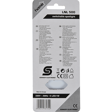 Lumina directoare Home, cu comutator, 5 LED-uri