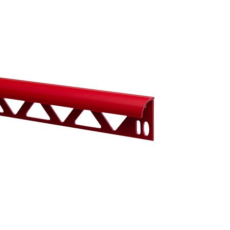 Profil colt exterior pentru faianta Set Prod PVC tare, rosu uni 3020, 2,5 m