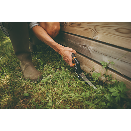 Foarfeca gazon Fiskars Solid GS21, manere Soft-touch, 315 mm, negru 