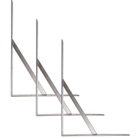 Consola punte, zincata, 500 x 330 x 30 mm