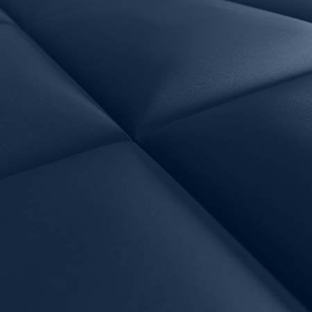 Panou decorativ tapitat, Simple MV79, albastru, dreptunghi, 600 x 300 x 37 mm