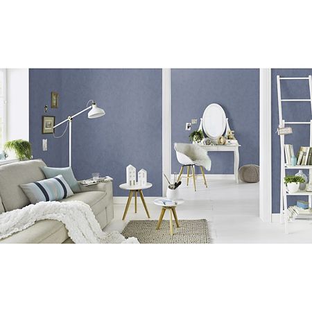 Tapet modern Erisman 1007844, vinil, albastru uni