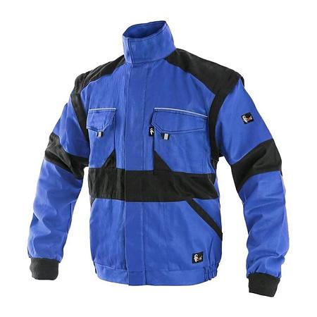Jacheta de protectie Luxy Eda, doc, maneci detasabile cu fermoar, toate anotimpurile, albastru + negru, marimea 50