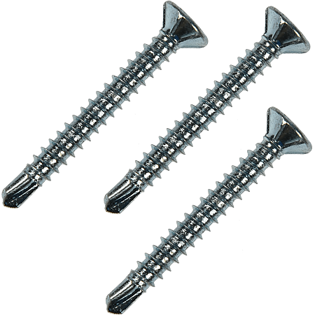 Surub autoforant pentru PVC, cap inecat, otel zincat, 3,9 x 38 mm