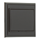 Priza simpla ingropata cu capac Abex Schuko 2P+T, 4000 W, 16 A, IP 44, negru