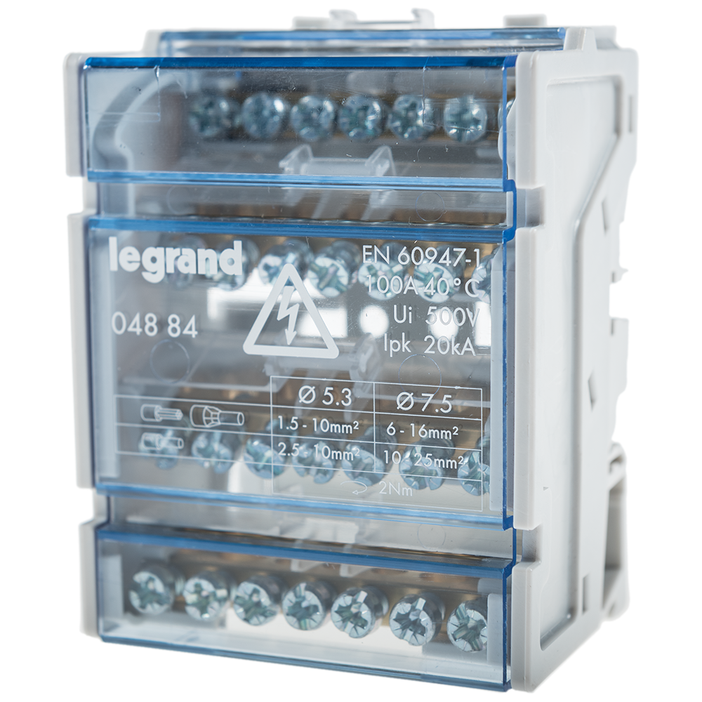 Repartitor modular Legrand 004884, 4P, 100 A 004884