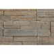 Piatra decorativa Modulo Fresco Cinnamon, exterior/interior, montaj fara rost tip puzzle, nuante de maro sorcat, 35 x 11 x 1-3 cm