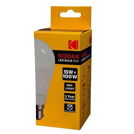 Bec LED Kodak A60, glob, E27, 15 W, 1450 lm, lumina rece 5000K Bec LED Kodak A60, glob, E27, 15 W, 1450 lm, lumina rece 5000K
