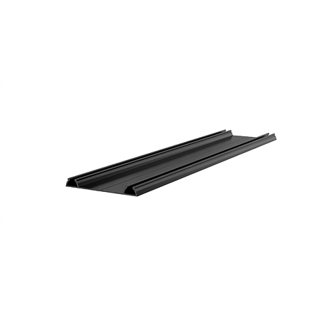 Profil dublu de rulare inferior SDS9620, negru mat, 4 m, aluminiu