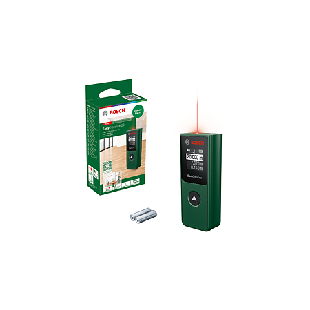 Telemetru laser Bosch EasyDistance 20 - , 20 m, +/-3 mm/m, - valori memorate
