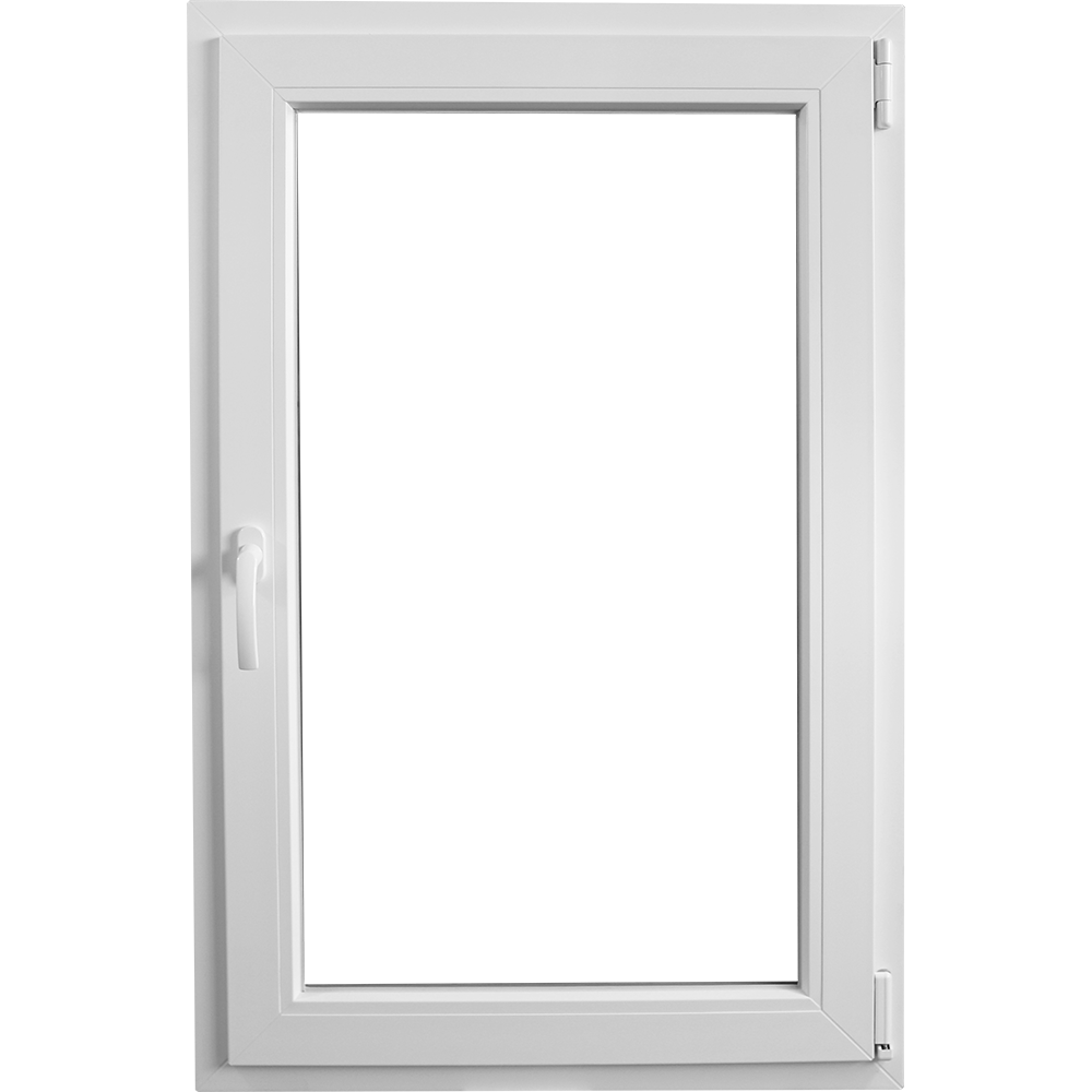 Fereastra PVC, 5 camere, deschidere simpla dreapta,  alb, 56 x 86 cm alb