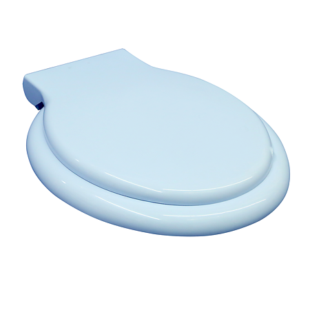 Capac wc Wirquin Renaissance, polipropilena, bleu, 46 x 37,5 cm
