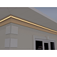 Cornisa decorativa fatada FP433, polistiren EPS100+mortar, 200 x 90 x 2000 mm Cornisa decorativa fatada FP433, polistiren EPS100+mortar, 200 x 90 x 2000 mm