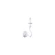 Aplica Klausen Impress, metal, 1 X E14, 40 W, alb, 18.5 x 31.5 cm Aplica Klausen Impress, metal, 1 X E14, 40 W, alb, 18.5 x 31.5 cm
