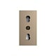 Modul priza simpla standard italian Livolo VL-FCTL16A-1AP, policarbonat, auriu