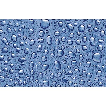 Folie autocolanta vitraliu 11-2270 din PVC, model cu imitatie picaturi apa, albastru, 45 cm x 15 m