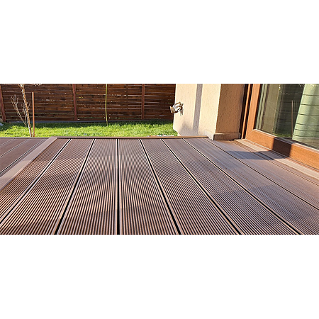 Profil pentru terasa WPC, wenge, 21 x 140 x 2400 mm Profil pentru terasa WPC, wenge, 21 x 140 x 2400 mm